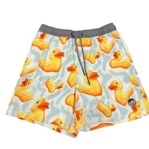 Neff rubber duck swim trunks size large
